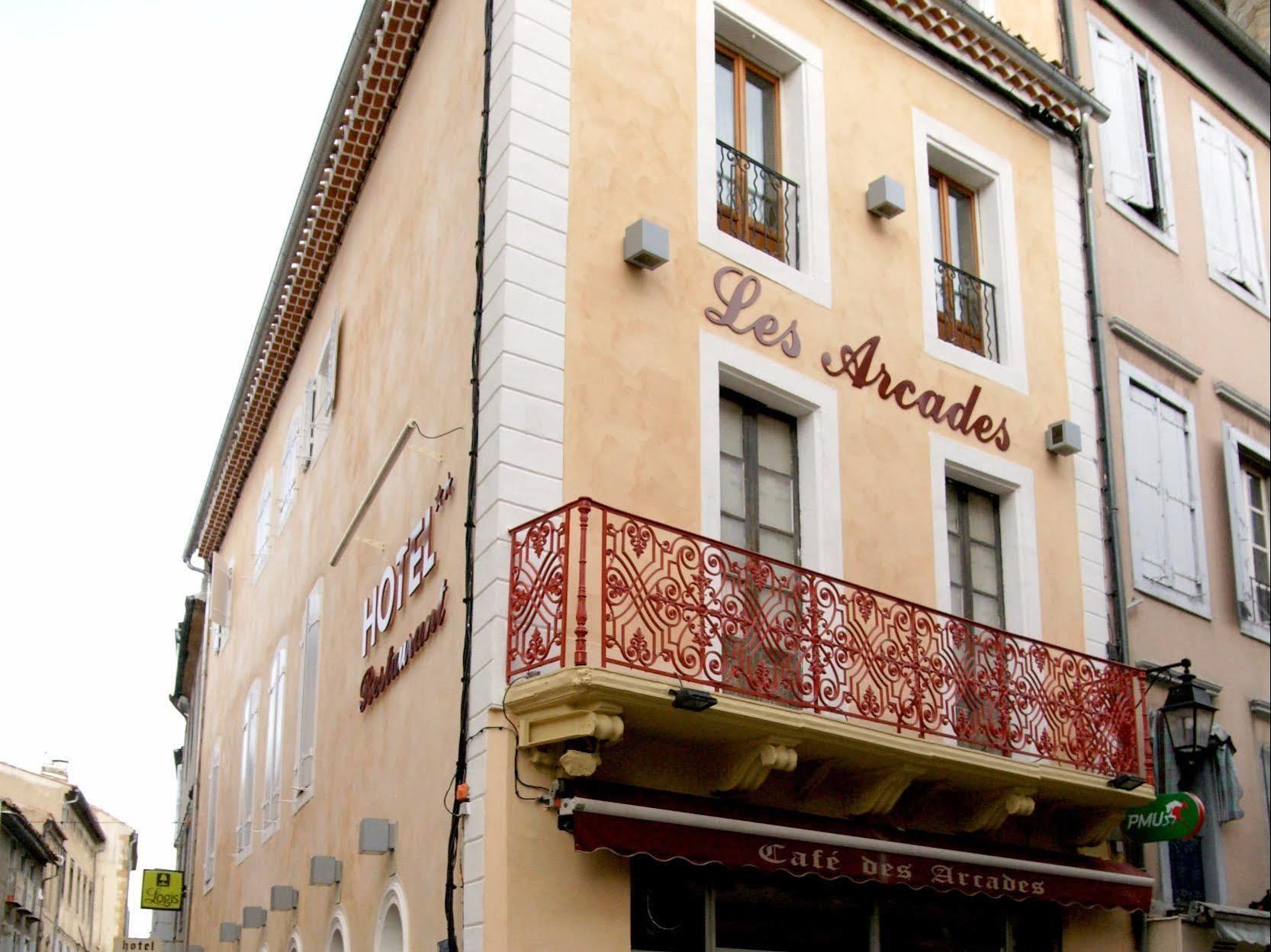 Logis Hotel Restaurant Les Arcades Limoux Exterior photo